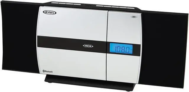 Alt view image 4 of 11 - JENSEN JBS-225 WALL MOUNTABLE BLUETOOTH CD MUSIC SYSTEM WITH DIGITAL FM TUNER