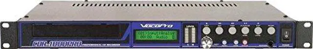 Alt view image 2 of 3 - vocopro cdr1000 pro professional single space cd recorder/ player