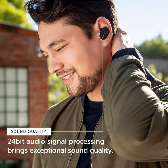 Alt view image 5 of 20 - Sony WF-1000XM3 Industry Leading Noise Canceling Truly Wireless Earbuds (White)