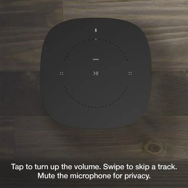Alt view image 6 of 8 - Sonos One Smart Speaker With Alexa Built In - Black