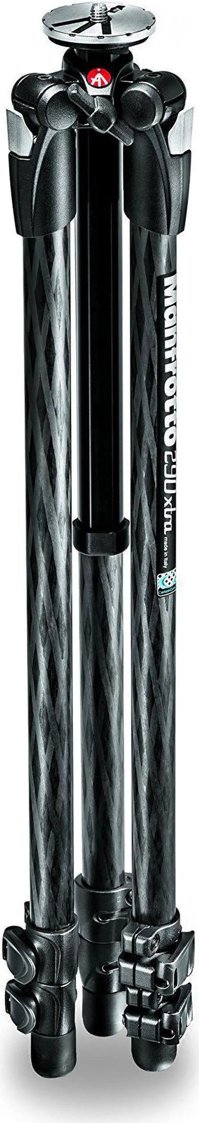 Alt view image 9 of 13 - Manfrotto 290 Xtra 3-Section Carbon Fiber Tripod