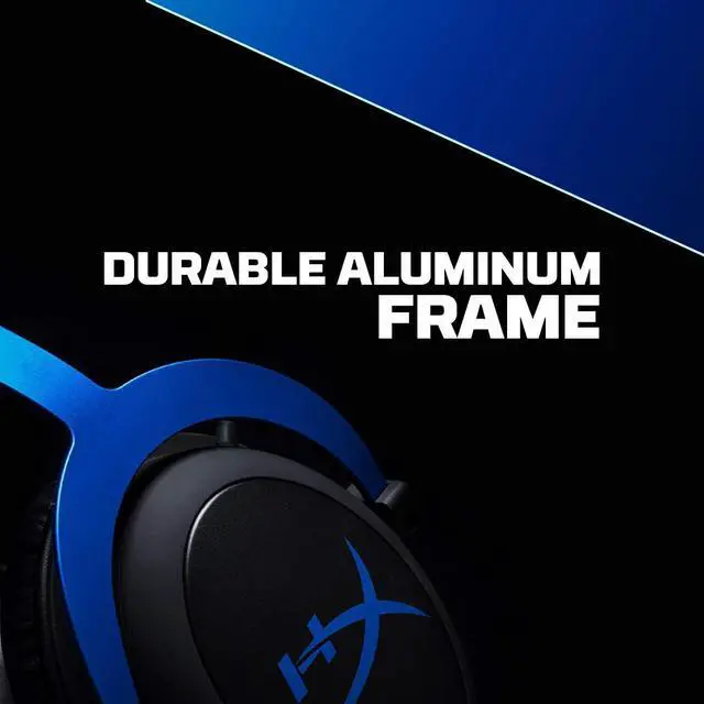 Alt view image 16 of 20 - HyperX Cloud Headset - Stereo - Blue - Mini-phone - Wired - 41 Ohm - 15 Hz - 25 kHz - Over-the-head - Binaural - Circumaural - 4.27 ft Cable - Electret, Condenser, Noise Cancelling Microphone