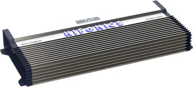 Alt view image 9 of 15 - Hifonics BXX2400.1D Brutus Class D Mono Subwoofer Amplifier