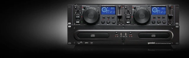 Alt view image 4 of 10 - Gemini CDX-2250i Dual CD Player