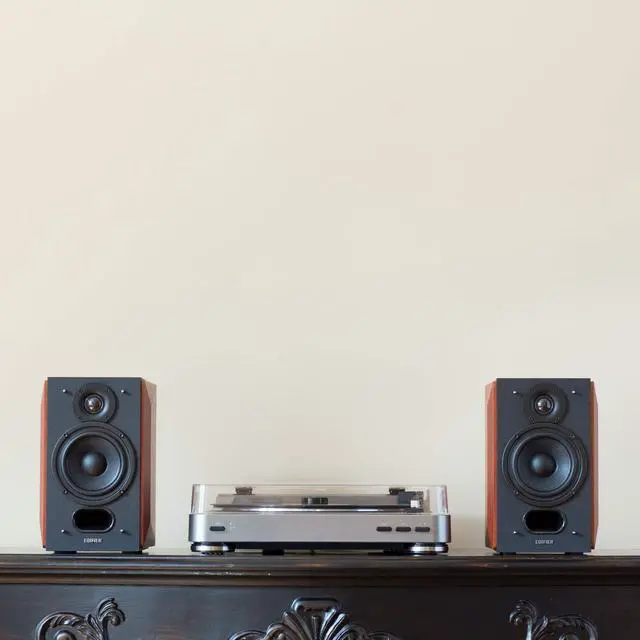 Alt view image 6 of 7 - Edifier P17 Passive Bookshelf Speakers - 2-way Speakers with Built-in Wall-Mount Bracket - Perfect for 5.1, 7.1 or 11.1 side / rear surround setup - Pair