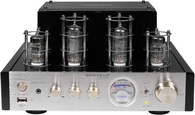 Alt view image 8 of 12 - Rockville BluTube 70w Tube Amplifier/Home Theater Stereo Receiver w/ Bluetooth