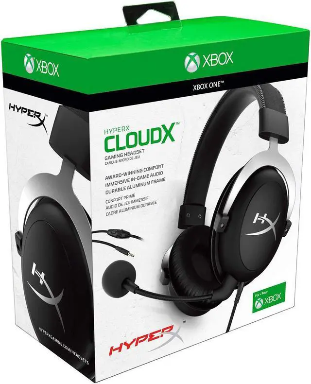 Alt view image 15 of 20 - HyperX CloudX Gaming Headset for Xbox One