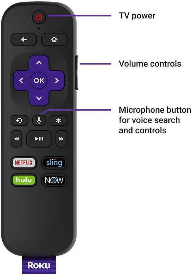 Alt view image 14 of 20 - Roku Streaming Stick+ HD/4K/HDR Streaming Media Player with Long-range Wireless and Voice Remote with TV Controls - Black (3810R)