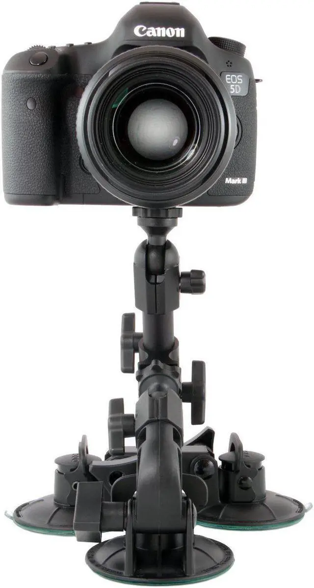 Alt view image 10 of 16 - Delkin Fat Gecko Triple Mount #DDMNT-TRIPLE