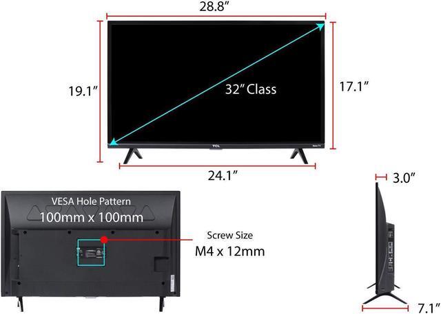 Alt view image 7 of 6 - TCL 32S327 32 inch 3-Series Roku Smart HD TV
