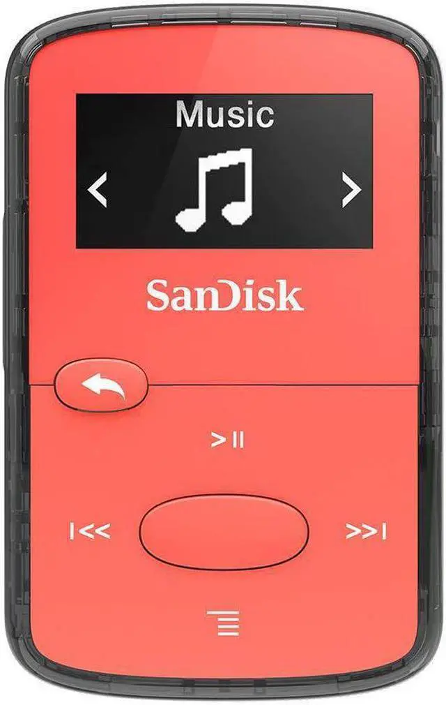 Alt view image 4 of 14 - SanDisk Clip Jam 8GB Flash MP3 Player Red