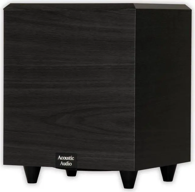 Alt view image 3 of 8 - Acoustic Audio PSW-6 Down Firing Powered Subwoofer (Black)
