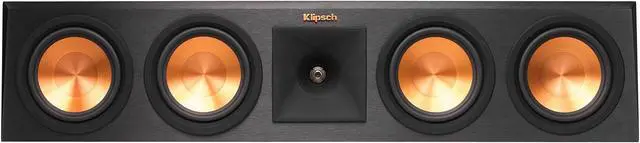Alt view image 7 of 8 - Klipsch RP-450C Reference Premiere Center Channel Speaker with Quad 5.25 inch Cerametallic Cone Woofers - Each (Ebony)