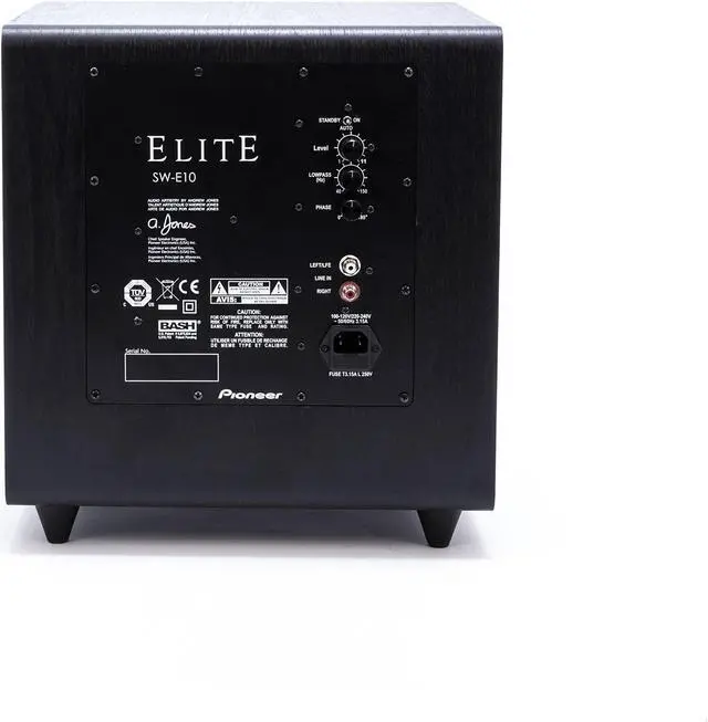 Alt view image 11 of 11 - Pioneer ELITE SW-E10 Andrew Jones Designed Elite Powered Subwoofer