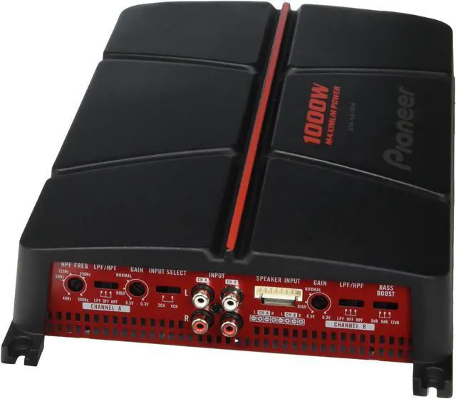 Alt view image 11 of 17 - GM Series Class AB Amp (4 Channels, 1,000 Watts max) - GM-A6704