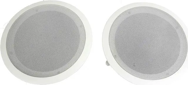 Alt view image 2 of 9 - NEW PYLE PDIC81RD 8" 1000W Round Wall And Ceiling Home Speakers 2 PAIR