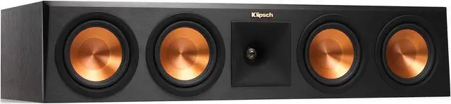 Alt view image 8 of 8 - Klipsch RP-450C Reference Premiere Center Channel Speaker with Quad 5.25 inch Cerametallic Cone Woofers - Each (Ebony)