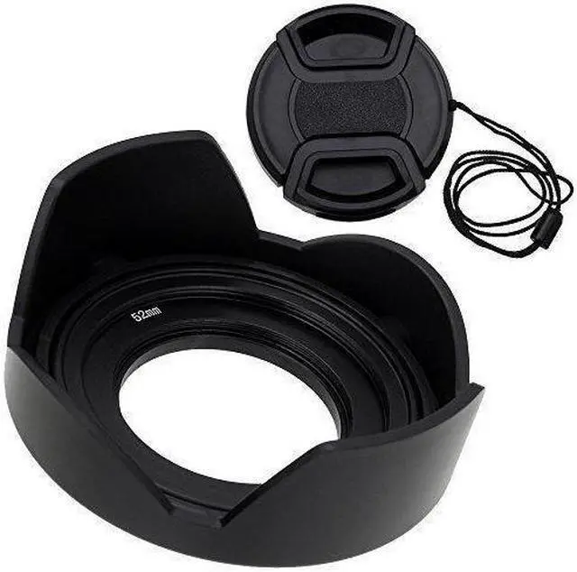 Alt view image 2 of 16 - Fotodiox Lens Hood Kit for Sony E PZ 16-50mm F3.5-5.6 OSS E-Mount Power Zoom Lens, Tulip Flower Hood with Cap For Sony Kit Lenses
