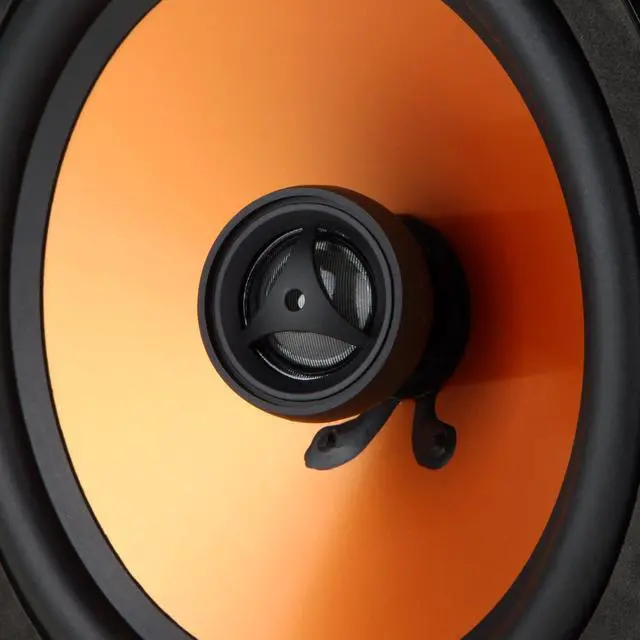 Alt view image 6 of 8 - micca m8c 8 inch 2way inceiling inwall speaker with pivoting 1" silk dome tweeter each, white