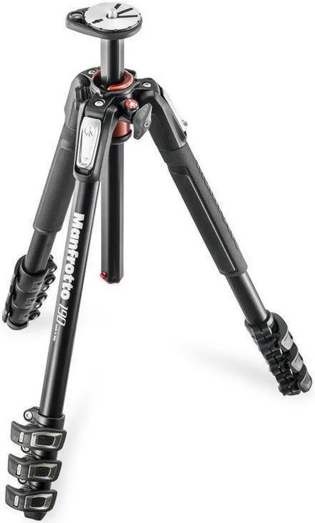 Alt view image 12 of 20 - Manfrotto 190XPRO 190 4-Section Aluminum Tripod with Horizontal Column