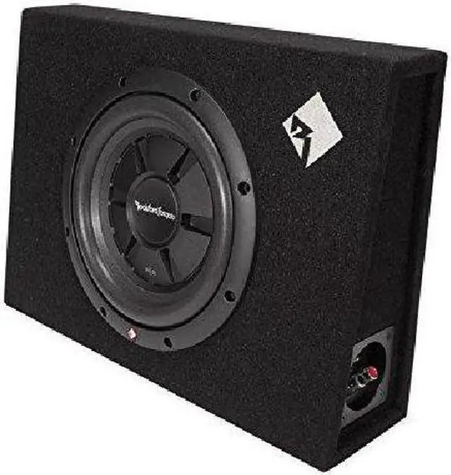 Alt view image 10 of 20 - Rockford Fosgate R2S-1X10 Single 10" Loaded Subwoofer Enclosure 400W R2S1X10