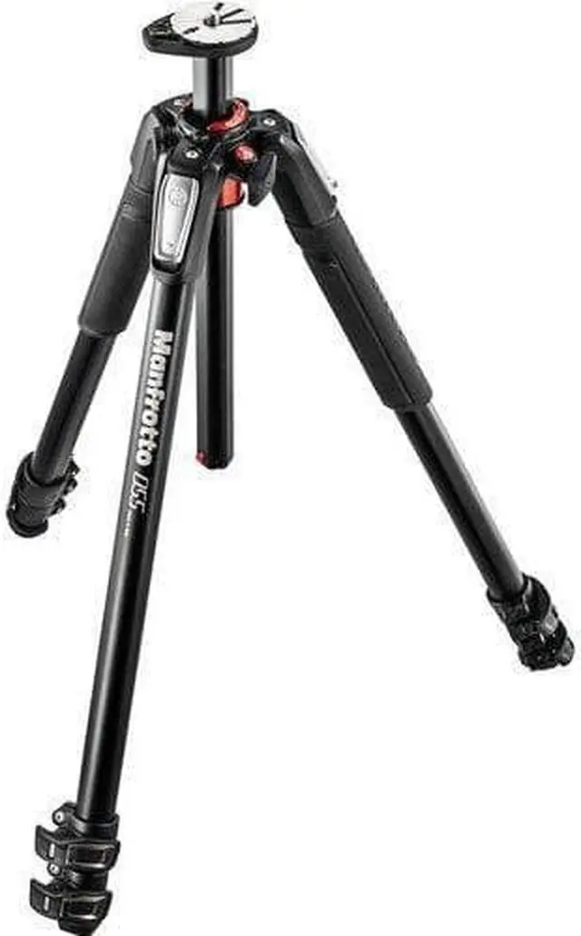 Alt view image 10 of 20 - Manfrotto MVH502AH Fluid Video Head with MT055XPRO3 Aluminum 3-Section Tripod