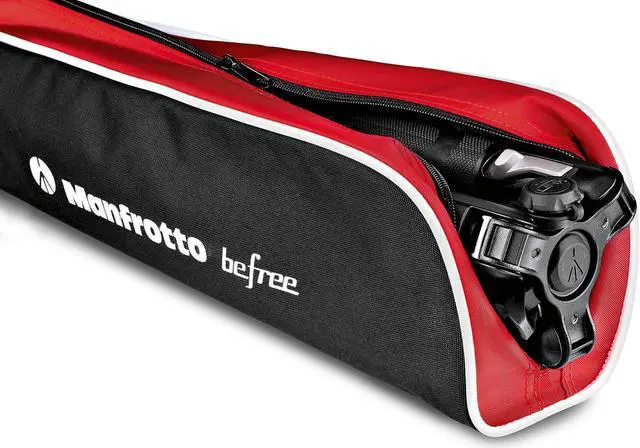 Alt view image 14 of 20 - Manfrotto Befree Live Carbon Fiber Video Tripod Kit with Video Head & Case