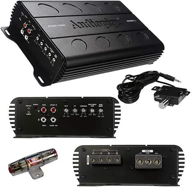 Alt view image 8 of 17 - Audiopipe APMI-1300 Car Amplifier - 1024 W RMS - 1 Channel - Class D