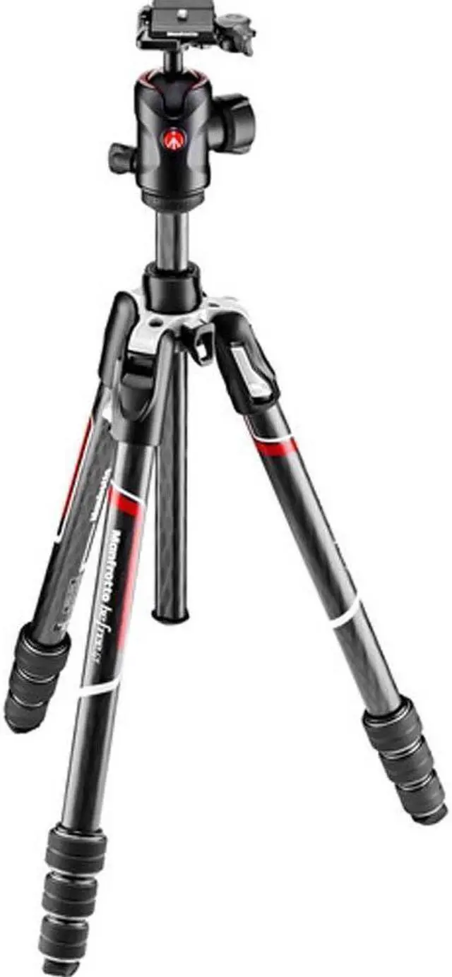 Alt view image 15 of 20 - Manfrotto Befree GT Travel Carbon Fiber  Tripod with 496 Ball Head (Black)