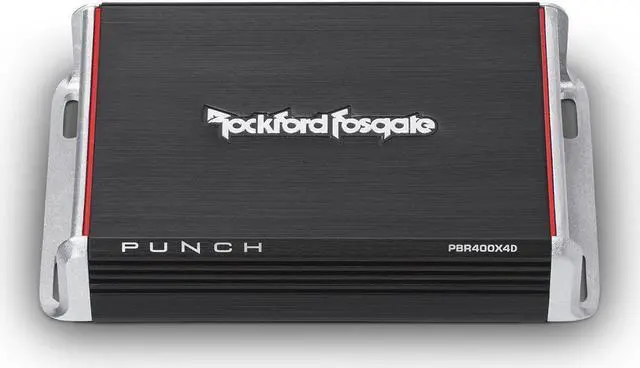 Alt view image 3 of 17 - Rockford Fosgate Punch 400 Watt Full-Range 4-Channel Amplifier PBR400X4D