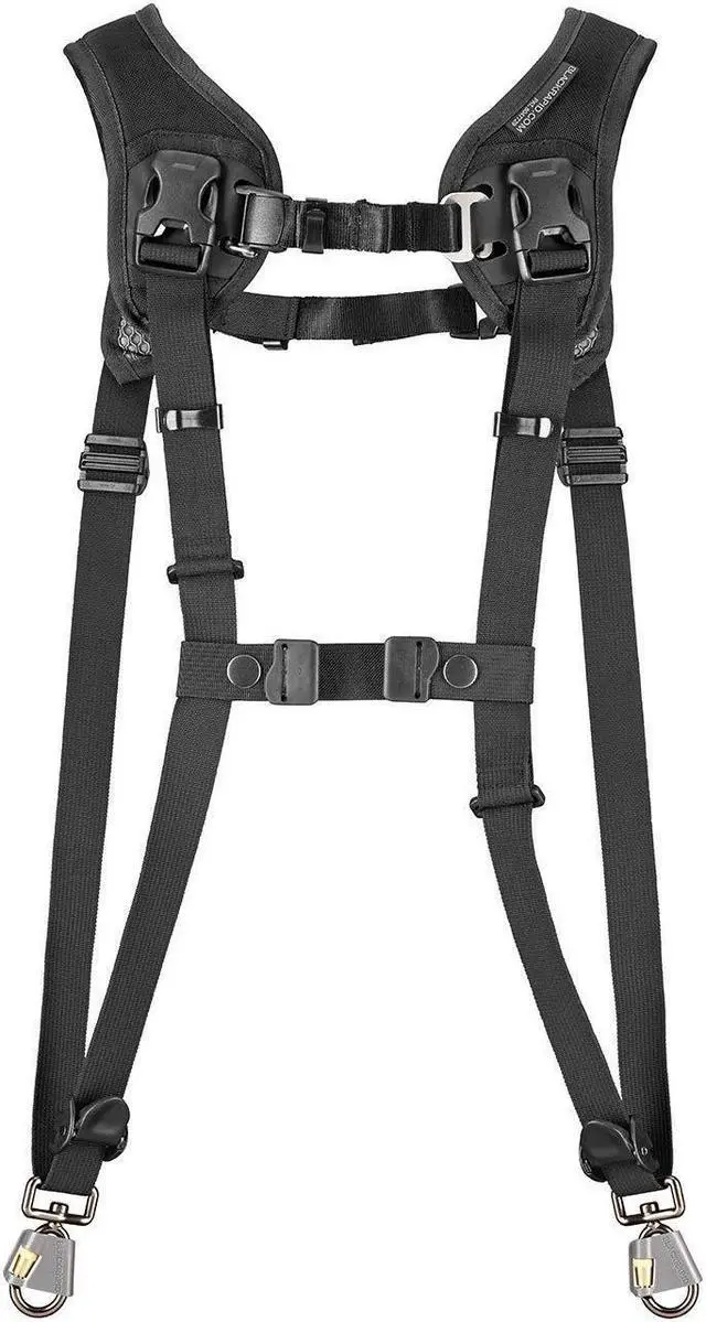 Alt view image 9 of 20 - BlackRapid 361004 Sling Camera Strap DOUBLE SLIM Breathable (Black)