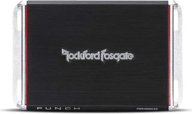 Alt view image 2 of 17 - Rockford Fosgate Punch 400 Watt Full-Range 4-Channel Amplifier PBR400X4D