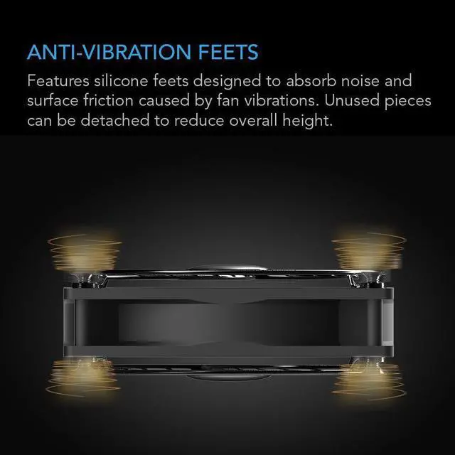 Alt view image 15 of 20 - AC Infinity MULTIFAN S3, Quiet 120mm USB Fan for Receiver DVR Playstation Xbox Computer Cabinet Cooling