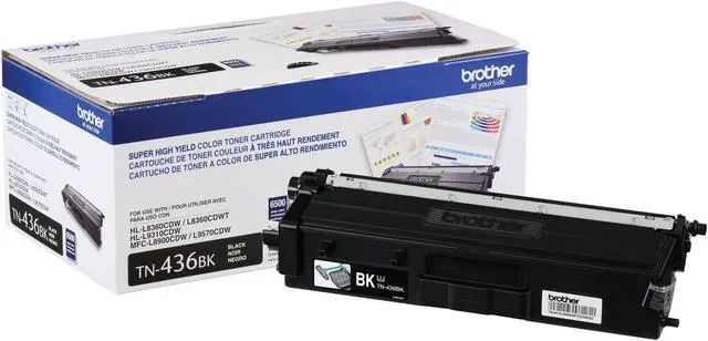 Alt view image 2 of 19 - Brother TN436BK Original Super High-Yield Black Toner Cartridge