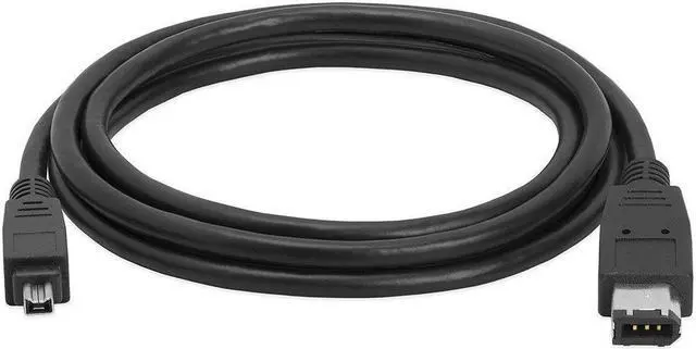 Alt view image 3 of 10 - Cmple - IEEE-1394 FireWire iLink DV Cable 6P-4P M/M - 6ft (BLACK)