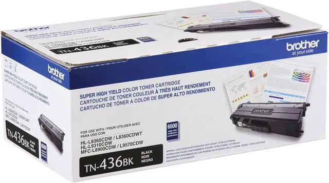 Alt view image 6 of 19 - Brother TN436BK Original Super High-Yield Black Toner Cartridge