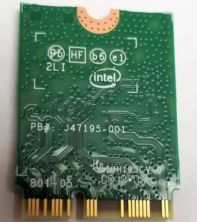 Alt view image 4 of 16 - intel wirelessac 9560, m.2 2230, 2x2 ac+bt, gigabit, no vpro
