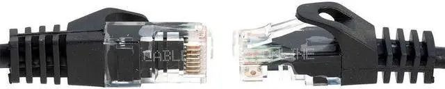 Alt view image 3 of 7 - Cables Direct Online Cat5e 100FT Ethernet Cable  RJ45 Networking for Xbox, PC, PS4, Modem, Router  Black