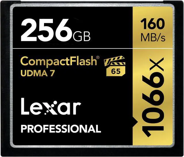 Alt view image 4 of 17 - Lexar Professional 256 GB CompactFlash (CF) Card