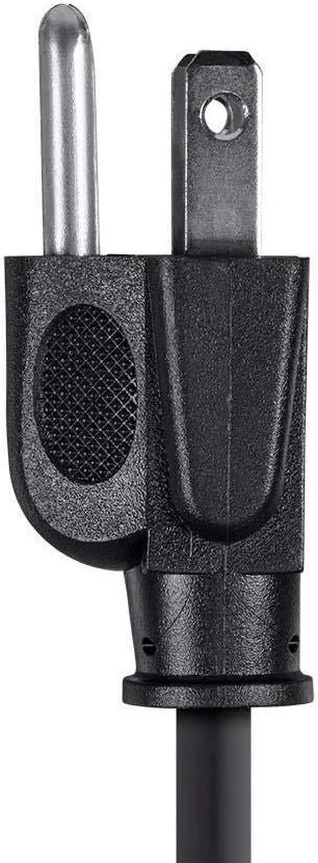 Alt view image 9 of 16 - Monoprice Power Cord - 3 Feet - Black | NEMA 5-15P to IEC 60320 C5, 18AWG, 10A/1250W, 3-Prong