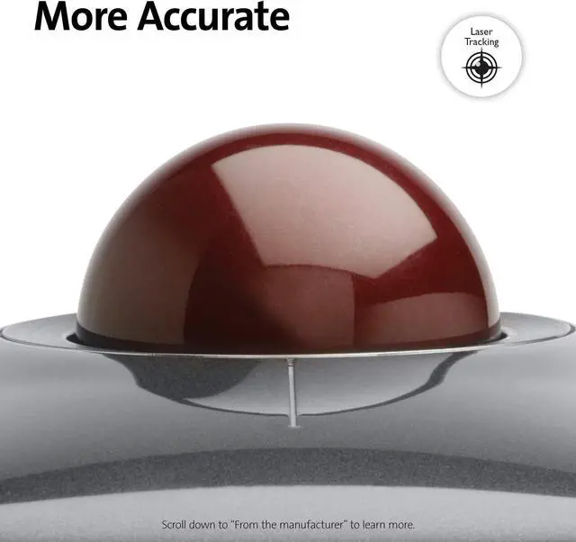 Alt view image 4 of 8 - Kensington SlimBlade Trackball Mouse (K72327US)