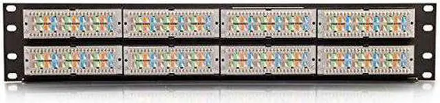 Alt view image 10 of 15 - C2G 37200 48-PORT CAT6 110-TYPE PATCH PANEL