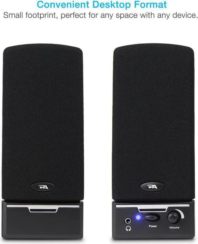 Alt view image 5 of 19 - Cyber Acoustics CA-2014 multimedia desktop computer speakers - NEW