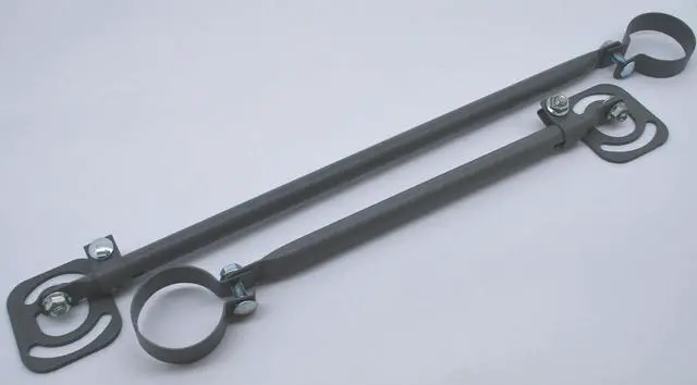 Alt view image 3 of 8 - 2 Support Arms Monopoles Braces DirecTV KA/KU Slimline Dish Antenna Long/Short