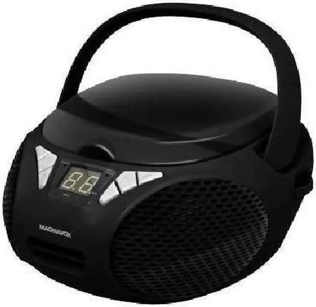 Alt view image 8 of 18 - Magnavox CD Boombox with AM/FM Stereo Radio in Black (MD6924)