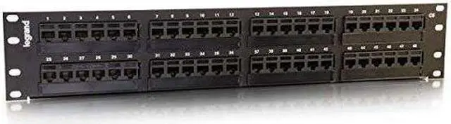 Alt view image 9 of 15 - C2G 37200 48-PORT CAT6 110-TYPE PATCH PANEL