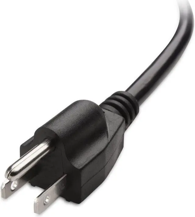 Alt view image 4 of 7 - cable matters 2-pack 16 awg heavy duty 3 prong computer monitor power cord in 15 feet (nema 5-15p to iec c13)