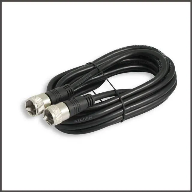 Alt view image 6 of 10 - steren 205700 100feet uhfuhf minirg8x patch cable, black
