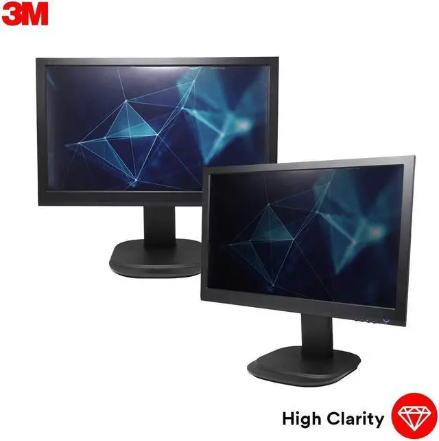 Alt view image 13 of 20 - 3M HC240W1B High Clarity Privacy Filter For 24 Inch Widescreen Monitor (16:10) - Display Privacy Filter - 24 Inch Wide - Black