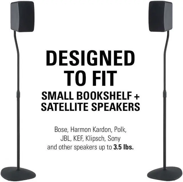 Alt view image 3 of 9 - Sanus HTBSB Speaker Stand